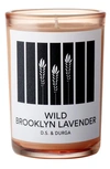 D.S. & DURGA D.S. & DURGA WILD BROOKLYN LAVENDER SCENTED CANDLE,DC271W/WBL