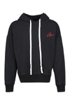 Paul & Shark Slouchy Logo Embroidered Hoodie In Blue