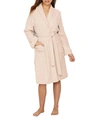 Hanro Plush Short Robe In Moonlight
