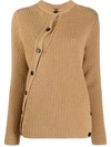 COLVILLE CABLE-KNIT TWISTED WOOL CARDIGAN