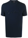 GIORGIO ARMANI SEQUIN SIGNATURE LOGO T-SHIRT