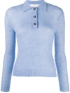 TELA FINE-KNIT BUTTONED TOP