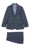 APPAMAN KIDS' PLAID MOD SUIT,W8SU1