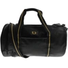 FRED PERRY FRED PERRY TEXTURE BARREL BAG BLACK