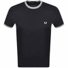 Fred Perry Twin Tipped T-shirt In Navy