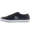 FRED PERRY FRED PERRY KINGSTON LEATHER TRAINERS NAVY