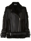 BALMAIN LEATHER BIKER JACKET