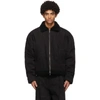 HAIDER ACKERMANN HAIDER ACKERMANN REVERSIBLE BLACK SHEARLING JACKET