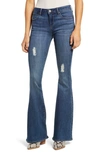 ARTICLES OF SOCIETY FAITH DISTRESSED FLARE JEANS,5055PLV-644