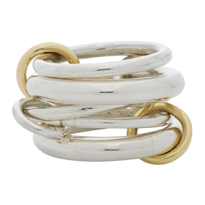 Spinelli Kilcollin Silver Vela Five-link Ring In Metallic