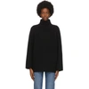 Totême Oversized Wool-blend Turtleneck Sweater In 200 Black