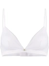 DOLCE & GABBANA ENGRAVED-LOGO SCALLOPED-EDGE BRA