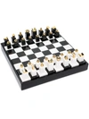 L'objet 24kt Gold Stone Chess Set In Black