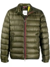 MONCLER TRICOLOUR-TRIM PADDED JACKET