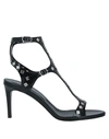 Twinset Sandals In Black