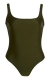 Matteau Women's Nineties One-piece Swimsuit In White,black