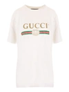 GUCCI LOGO T-SHIRT IN WHITE