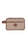 GUCCI GG TRAVEL DOCUMENT HOLDER IN BEIGE