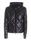 FAY QUILTED DOWN JACKET WITH HOOD