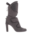 FENDI PROMENADE ANKLE BOOTS IN ANTHRACITE COLOR