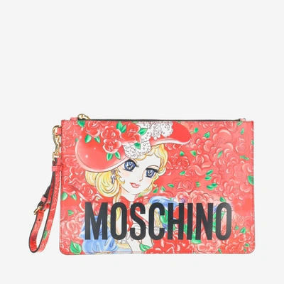 Moschino Wallets In Rosso