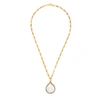 SORU JEWELLERY BAROQUE PEARL 18KT GOLD-PLATED NECKLACE,3932541