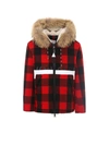 MONCLER MONCLER CHECKED HOODED JACKET
