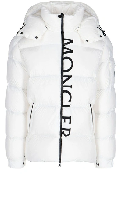 Moncler White Down Maures Puffer Jacket