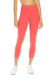Girlfriend Collective High Waist 7/8 Leggings In Coral