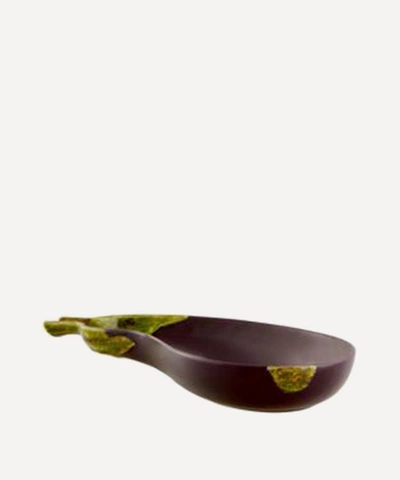 Bordallo Pinheiro Large Beringela Platter In Purple