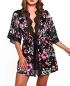ICOLLECTION WOMEN'S PLUS SIZE FLORAL LACED TRIMMED WRAP