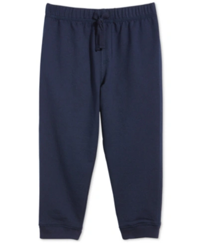 First Impressions Kids' Toddler Boys Knit Jogger, Created For Macy's In Navy Nautical
