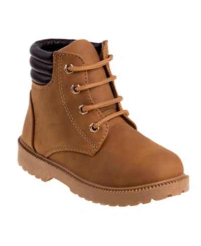 Josmo Toddler Boys And Girls Casual Boots With Lace Up Closure In Wheat