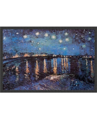 Amanti Art Starlight Over The Rhone By Vincent Van Gogh- Framed Art Print