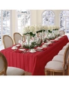 Elrene Denley Stripe Tablecloth, 52" X 70" In Red