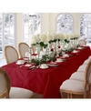 Elrene Barcelona Damask Oblong Tablecloth, 60" X 144" In Red