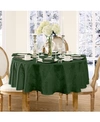 Elrene Barcelona Round Tablecloth, 90" In Hunter