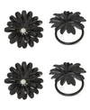 VIBHSA BLACK PEARL FLOWER NAPKIN RING