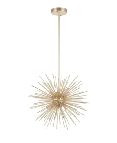 Cwi Lighting Savannah 6 Light Chandelier In Gold