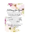 Dexsa I'd Marry You Again Woodland Grace Series Wood Plaque With Easel, 6" X 9"