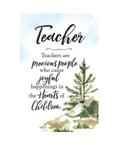 Dexsa Teachers Are Woodland Grace Series Wood Plaque With Easel, 6" X 9"