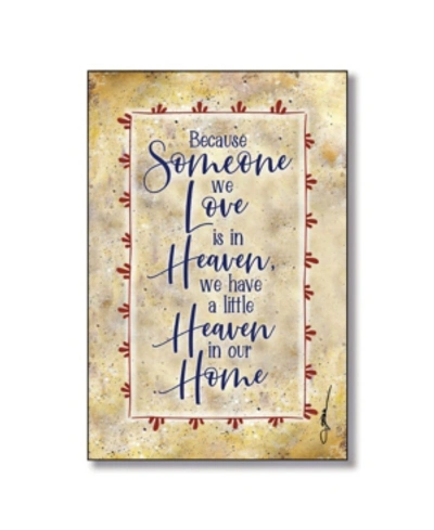 Dexsa Heaven In Our Home Wood Plaque With Easel And Hanger, 6" X 9"