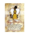 DEXSA MY DAUGHTER WHISPERS OF THE HEART WOOD PLAQUE WITH HANGER AND EASEL, 6" X 9"