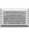 Dexsa With Each Anniversary Glass Plaque With Easel, 6" X 4"