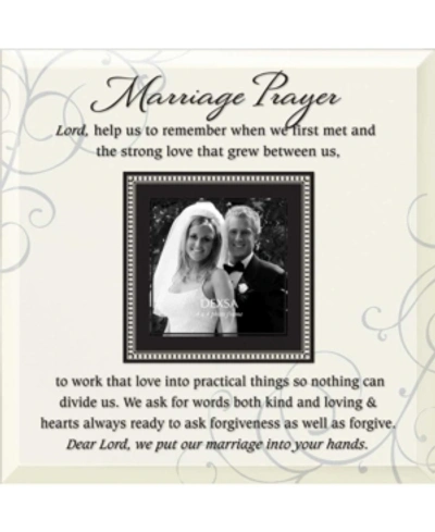 Dexsa Marriage Prayer Beveled Glass Photo Frame With Easel, 12" X 12"