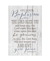 DEXSA ON YOUR BAPTISM NEW HORIZONS WOOD PLAQUE WITH EASEL, 6" X 9"