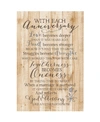 Dexsa With Each Anniversary New Horizons Wood Plaque With Easel, 6" X 9"