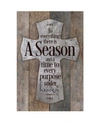 Dexsa To Everything There Is A Season New Horizons Wood Plaque, 6" X 9"