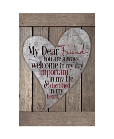 Dexsa My Dear Friend New Horizons Wood Plaque, 6" X 9"