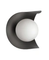 Dainolite 1 Light Incandescent Wall Sconce In Black